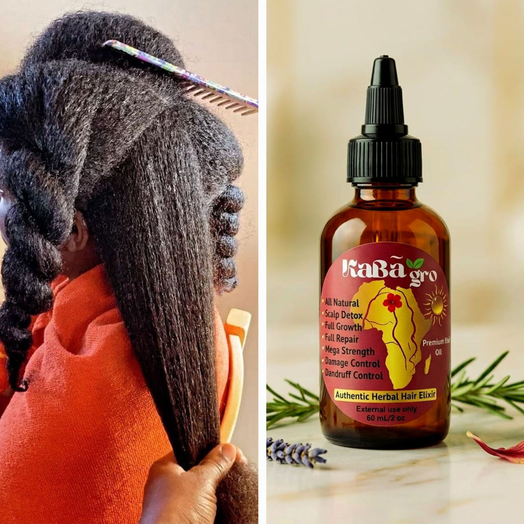 KABA GRO huile capillaire : Élixir de traitement premium contre la chute des cheveux